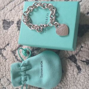 Tiffany Return to Tiffany’s Heart Chain Bracelet, sterling silver